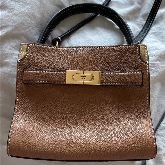 Tory Burch Tan and Black Small Crossbody Bag - Picture 8 of 16